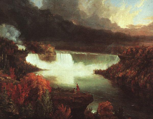 Thomas Cole Niagara Falls Sweden oil painting art